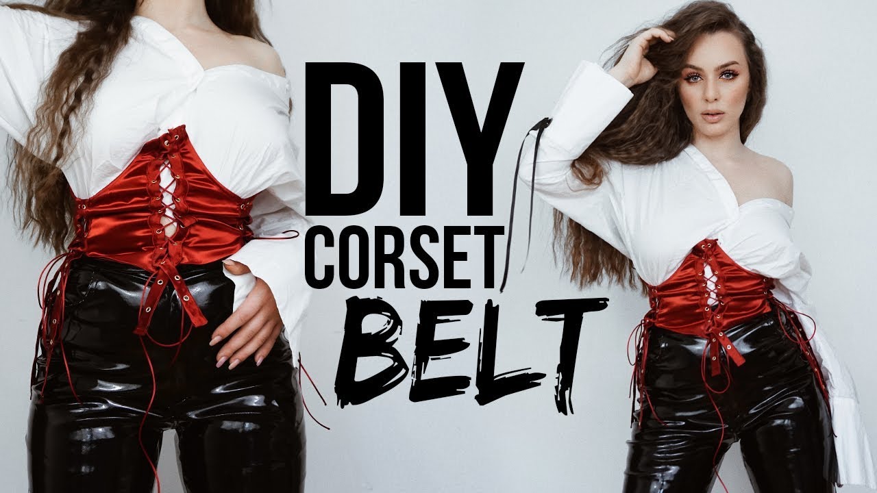DIY lace up corset belt  Tijana Arsenijevic 