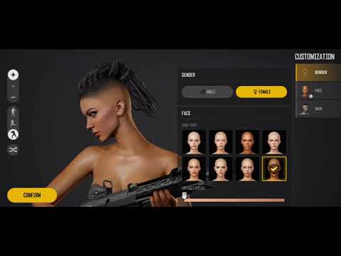 Pubg NEW State All Character Skins \u0026 Hair (Pubg New State Apk in India )