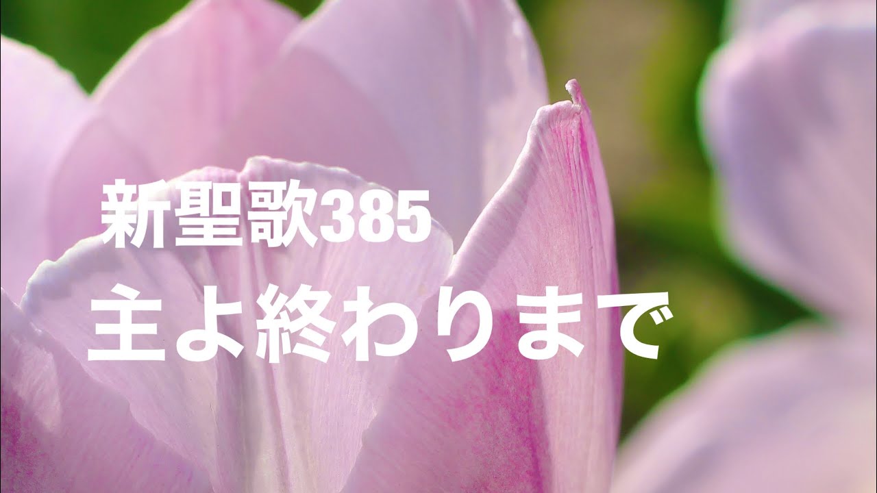 新聖歌385 主よ終わりまで 讃美歌338 O Jesus, I have promised