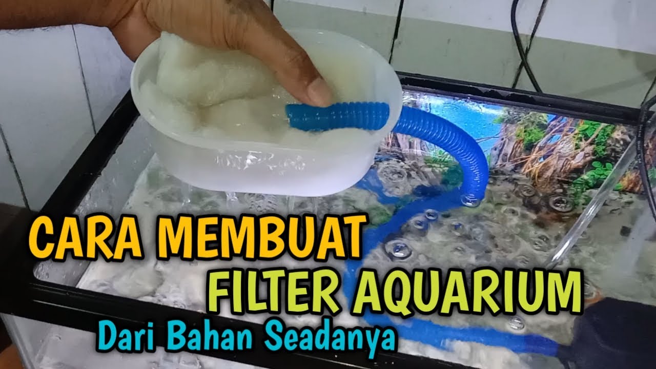 CARA MEMBUAT FILTER AQUARIUM DARI BAHAN SEADANYA YouTube