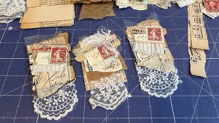 Scrappy Paper/Lace Snippets for Journals!