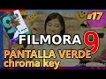 FILMORA 9: PANTALLA VERDE, chroma key, fondo clave de color, green screen. Tutorial 17 en español