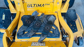 How to change the Blades on the 2021 Ultima ZTX4 CUB CADET “48-60 “Zero turn (Easy way)