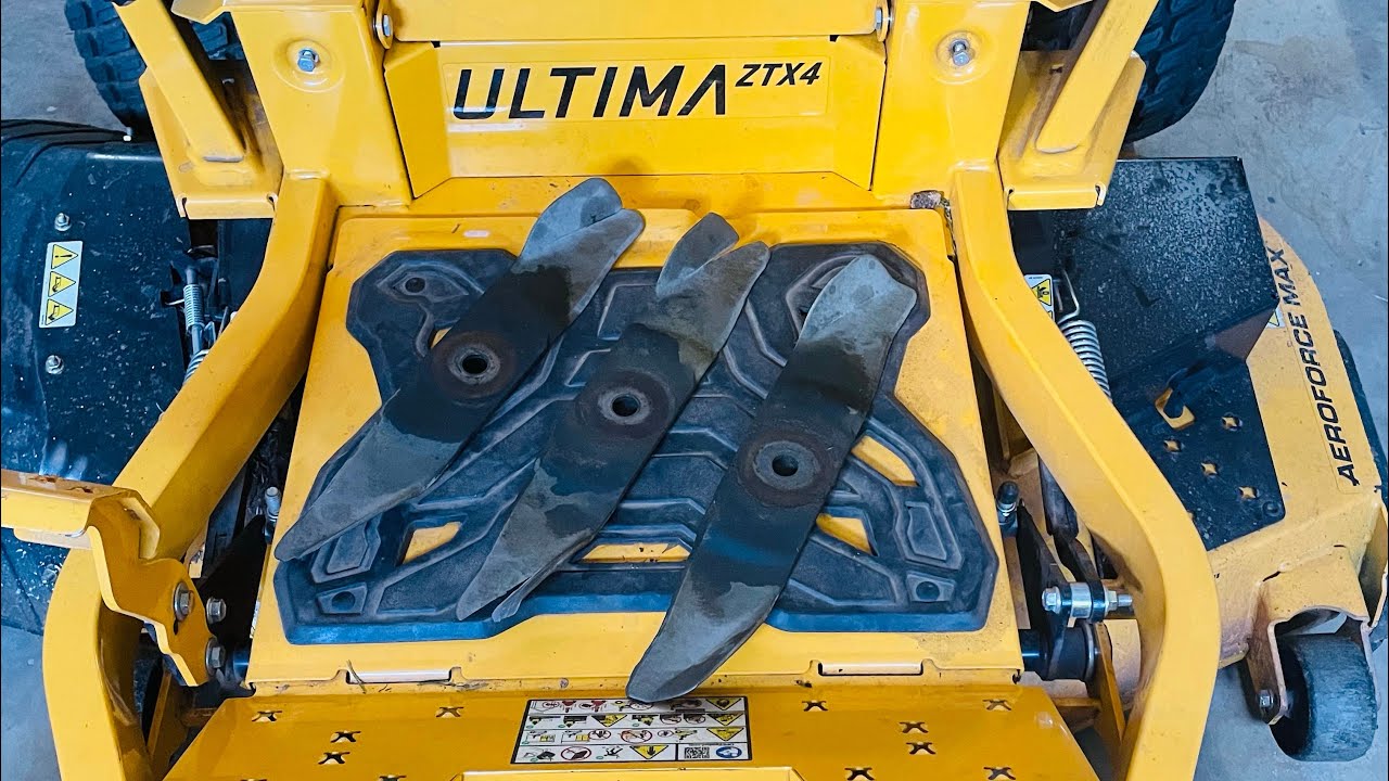 How to change the Blades on the 2021 Ultima ZTX4