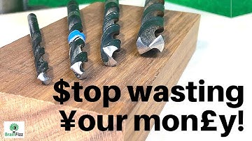 Sharpen your drill bits by hand | A quick how to.