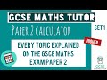 Every topic on the paper 2 gcse maths exam june 2023  higher  set 1  edexcel aqa ocr