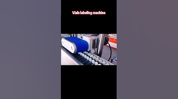 Vial labeling machine #vial #machine #packagingmachine #labelingmachine #factory #label #automation