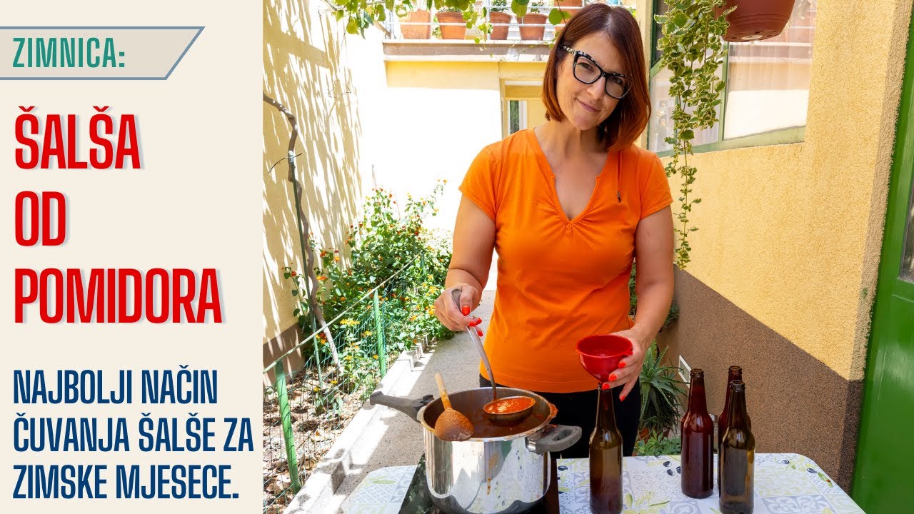 Zimnica: ŠALŠA OD POMIDORA🍅 – Recept koji oduševljava. Savršen dodatak uz meso ili maništru.
