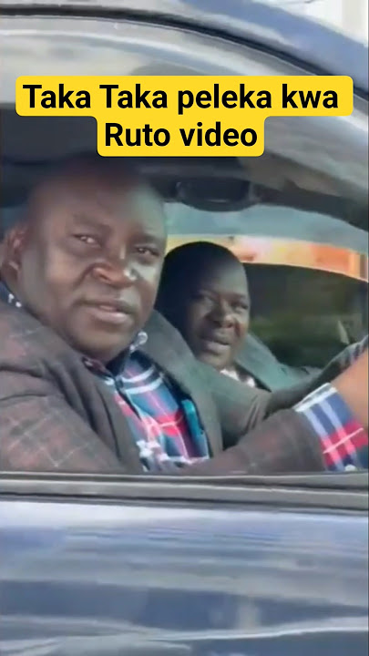 Taka Taka send video to Ruto #kenyanlatestnews #kenyanews #ruto #kisumucity #orero #kibera