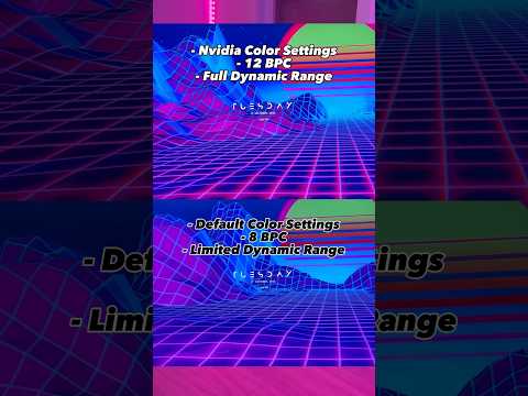 Here’s how to make your monitor colors crispy #gaming #computertips #pc #monitor #monitorcolors