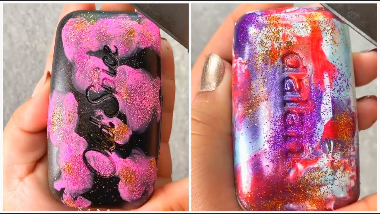 3X Speed Satisfying Soft Soap Cutting ASMR