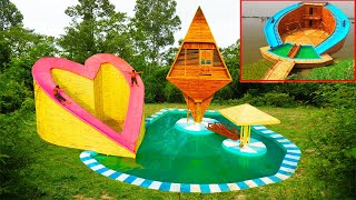 Top 2 Best! Build amazing bamboo resorts, heart water slides, swimming pools and bamboo umbrellas