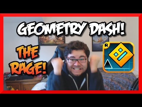 WORST GAME EVER!!! - GEOMETRY DASH RAGE QUIT! - Funny Geometry Dash Moments! [iOS/Android]