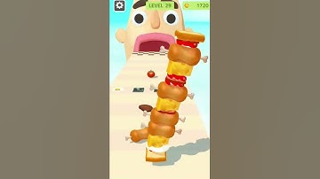 Sandwich Runner 3D Gameplay Walkthrough #shorts