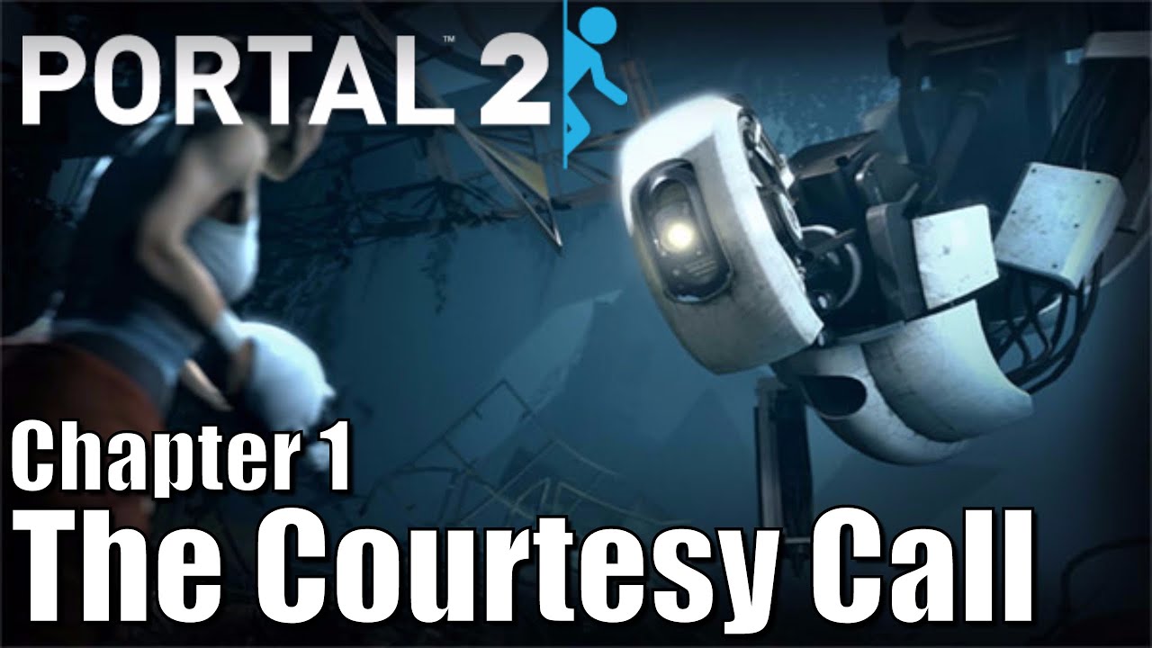 Portal 2 - Chapter 1 - The Courtesy Call - 100%, No Deaths - YouTube