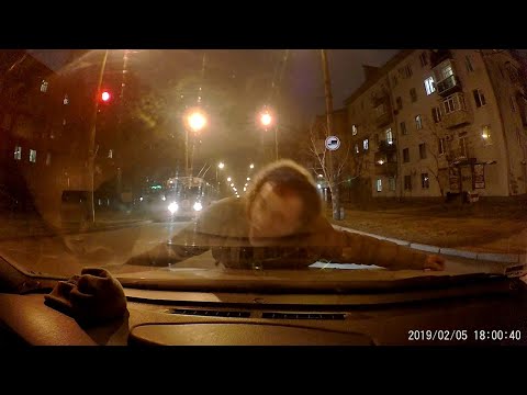 Man Pounds on Car After Getting Honked At || ViralHog