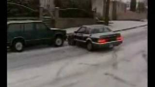 Cars Crashing on Snow & Ice 2