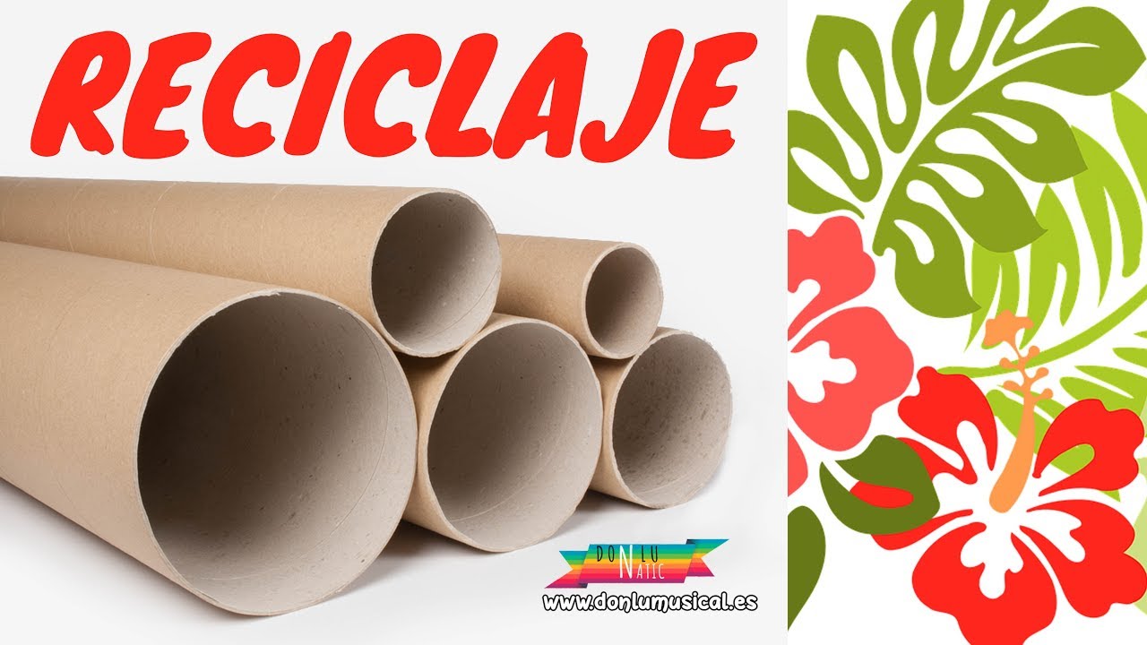MANUALIDADES RECICLAJE con tubos o rollos de papel higiénico donlumusical halloween