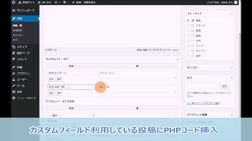 WordPressの投稿／固定ページの編集エリアに直接にPHPコードの挿入プラグイン（Insert PHP）の導入