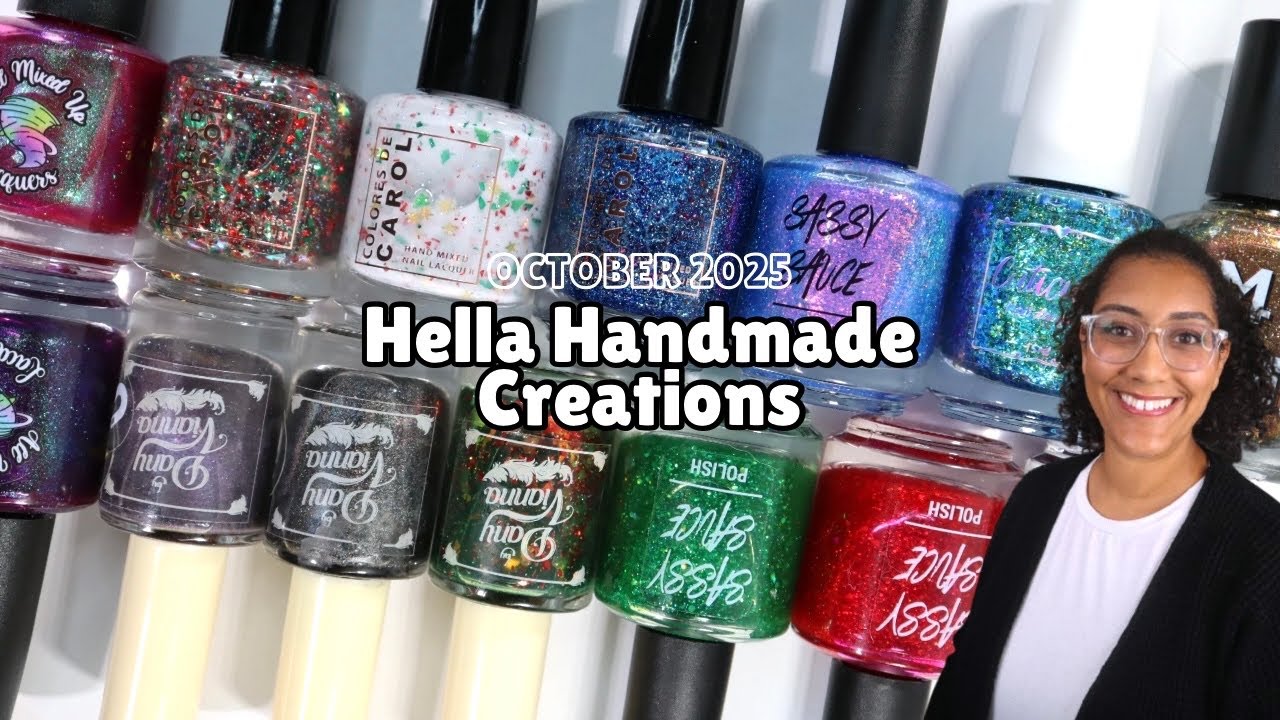 Октябрь Hella Handmade Creations │ HHC │ Живые образцы и обзоры │ Полировка с Rae