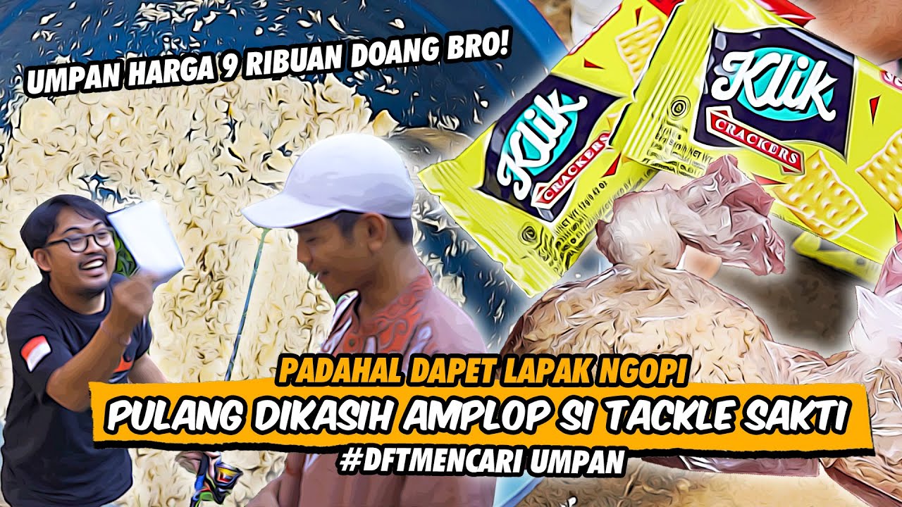 RACIKAN UMPAN REBON HARGA 9 RIBU BAWA PULANG AMPLOP RATUSAN RIBU! EH YANG BIKIN UMPAN MALAH BAU!