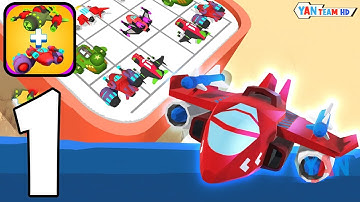 SUPERHERO PLANE Merge Master : Walkthrough Gameplay Part 1 - Merge superhero planes (Android,iOS)