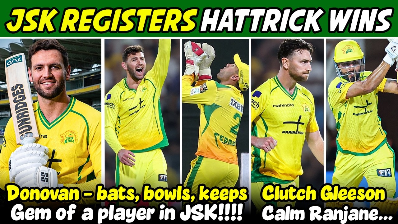 JSK Wins Thrilling Superover against DSG🔥 Donovan Ferreira the absolute Rockstar of JSK🫡  JSK vs DSG