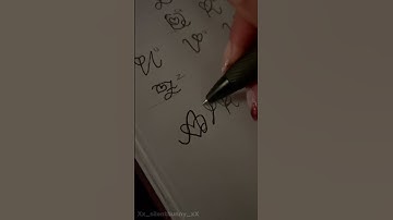 Doing names in heart font 💗 whose name should I do next 🤔 #fypシ #names #art #heart