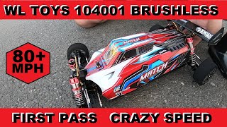 WL TOYS 104001 BRUSHLESS FIRST SPEED RUN