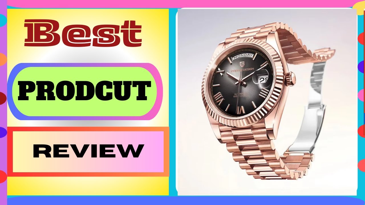 PAGANI DESIGN DD40 Luxury Rose Gold Automatic Watch Men Japan NH36A Mechanical Wristwatch