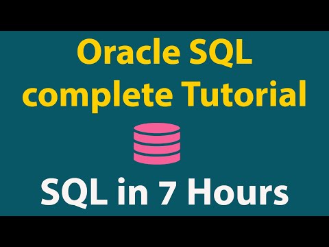 Oracle SQL for Beginners | SQL complete tutorial for Beginners | SQL Full Course | SQL Tutorial