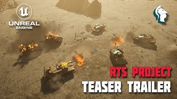 UE5 AI | RTS Project Footage – First Look!