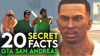 20 *MIND-BLOWING* 😱 FACTS Of GTA San Andreas You Probably Don't Know 🔥🔥