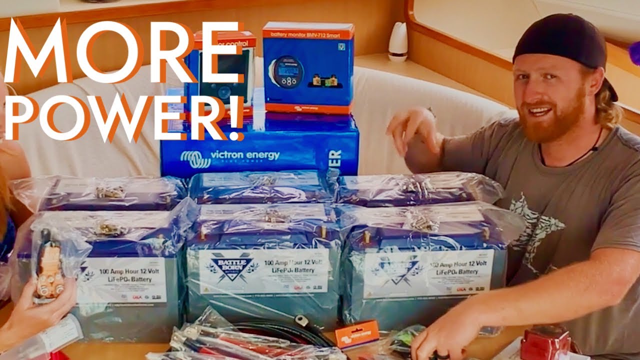 Upgrading to LITHIUM BATTLEBORN BATTERIES on our boat [Ep19 RED SEAS]