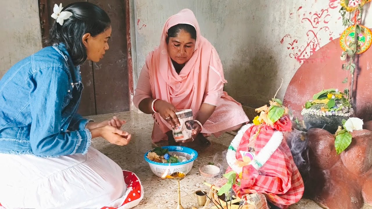 Aaj gaon ke Shiv Mandir Mein Gaye Puja 🙏 karne ke liye #my village vlog