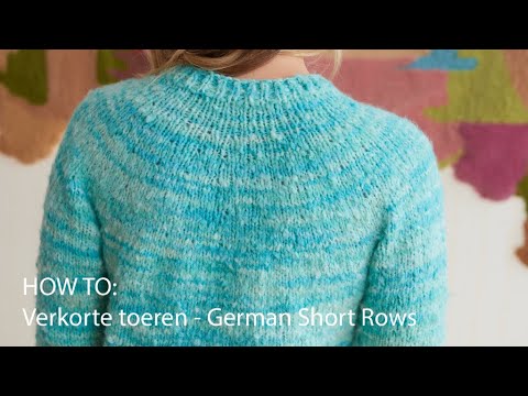 Verkorte toeren German Short Rows Methode - Veritas