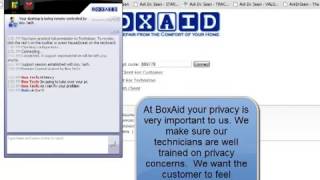 Monitor What Your BoxAid Technician is Doing on Your PC