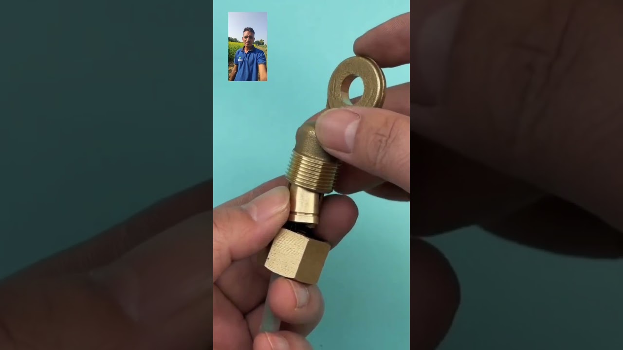 Drip Irrigation Elbow Fitting Repair | Easy Field Fix 🔧💧
