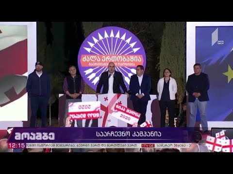 #არჩევნები2020 საარჩევნო კამპანია