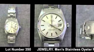 Men's Stainless Oyster Rolex Watch | Jewellry | Clarke Auction Gallery
