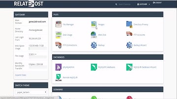 RelateHost: How To Repair a MySQL Database  in cPanel