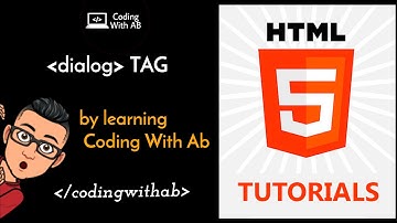 Dialog tag - html 5 | tutorial in hindi | Coding WIth AB