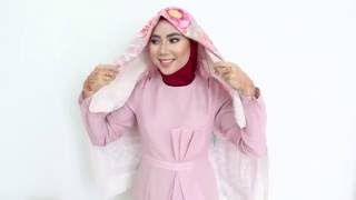 Poplook Hijab Tutorial 18 - Square Headscarf