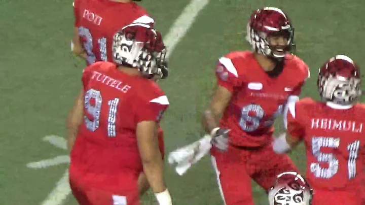 [RAW] DL Suaava Poti sacks QB James Conover