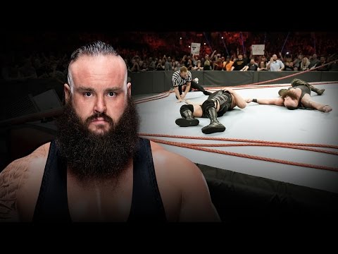 Braun Strowman breaks internet, ring and referee John Cone