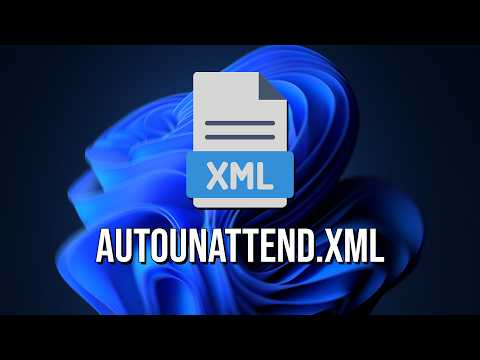 AutoUnattend.xml - Настройка винды под себя.