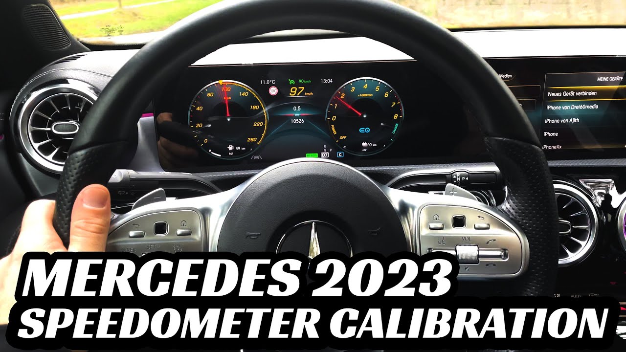 Mercedes Speedometer Calibration 2023 - YouTube