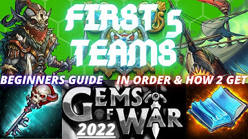 Beginnersgids voor Gems of War Eerste 5 teams om in volgorde te bouwen | 5 beste startteams en ho...