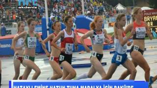 Hataylı Emine Hatun Tuna madalya için Bakü'de