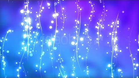 Blue Abstract Lines & Particles Motion Graphics